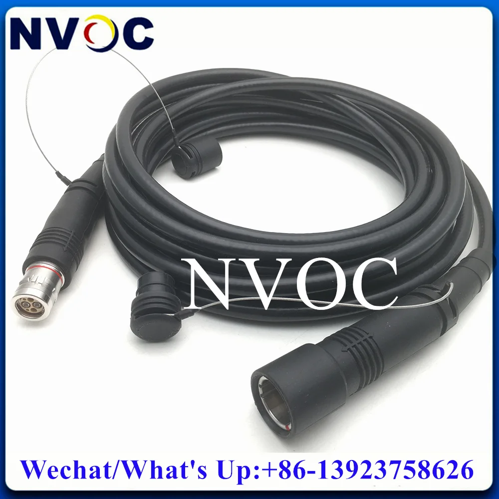 2 buah kabel PVC Patch serat optik 20M Cable SMPTE kabel PVC, HDTV kamera Hybrid electric-fibre LeMo konektor Self-Latching FUW-PUW