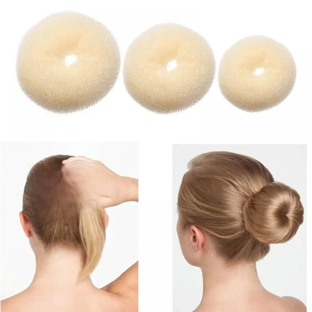 Matut-Hair Bun Maker pour filles et femmes, 3 couleurs, mousse, éponge, facile, style anneau, outils de coiffure, accessoires, S, M, L