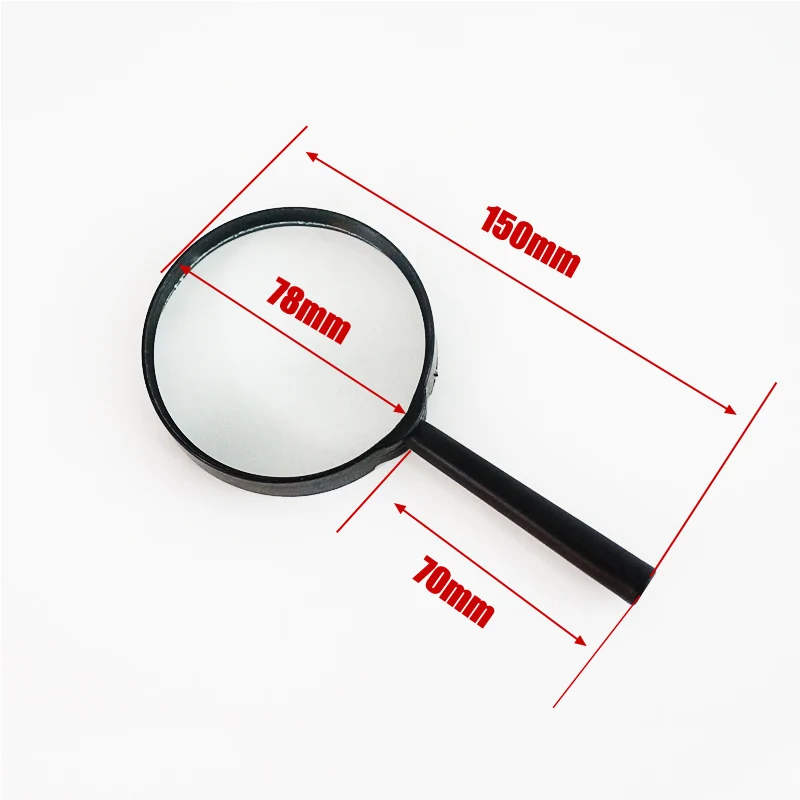 80mm Portable Magnifier for Electronics Repair Reading and Precision Work