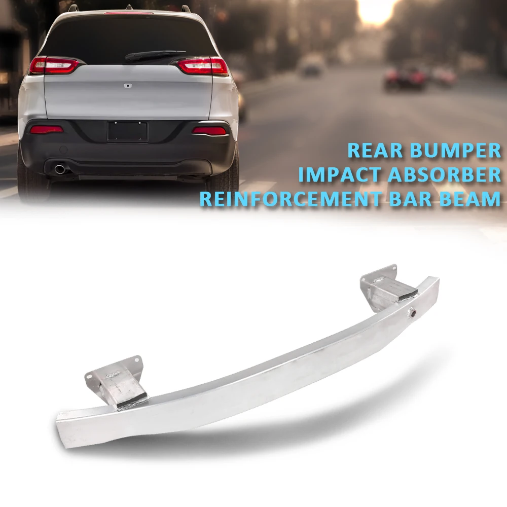 

Car Rear Bumper Impact Absorber Reinforcement Bar Beam Fit for 2014-2018 Jeep Cherokee Aluminum 68096078Ab Ch1106220 Strong