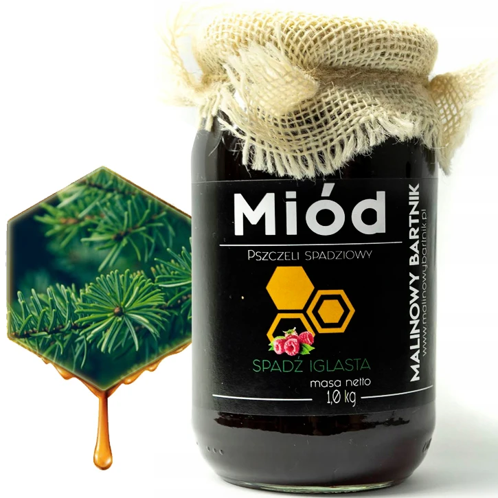 Miel volando Plam 1kg Spice True dësty-Harvest 2024r. De pulido
