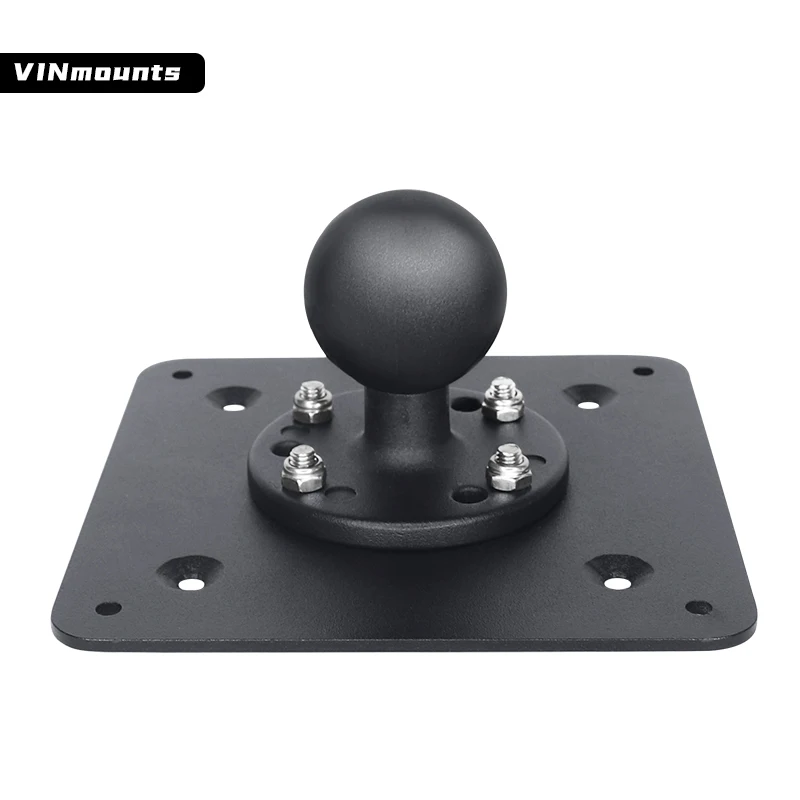 Mounts Square VESA 75 / VESA 100 Adapter Plate Industrial-Strength Aluminum VESA-Compatible Devices 4-Hole AMPS