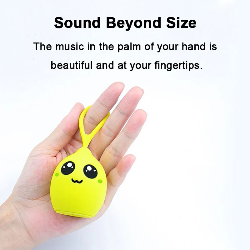 Mini Speaker Wireless Christmas Gift Sound Box 3W Cartoon Lemon Sound Beyond Size Bluetooth Speaker