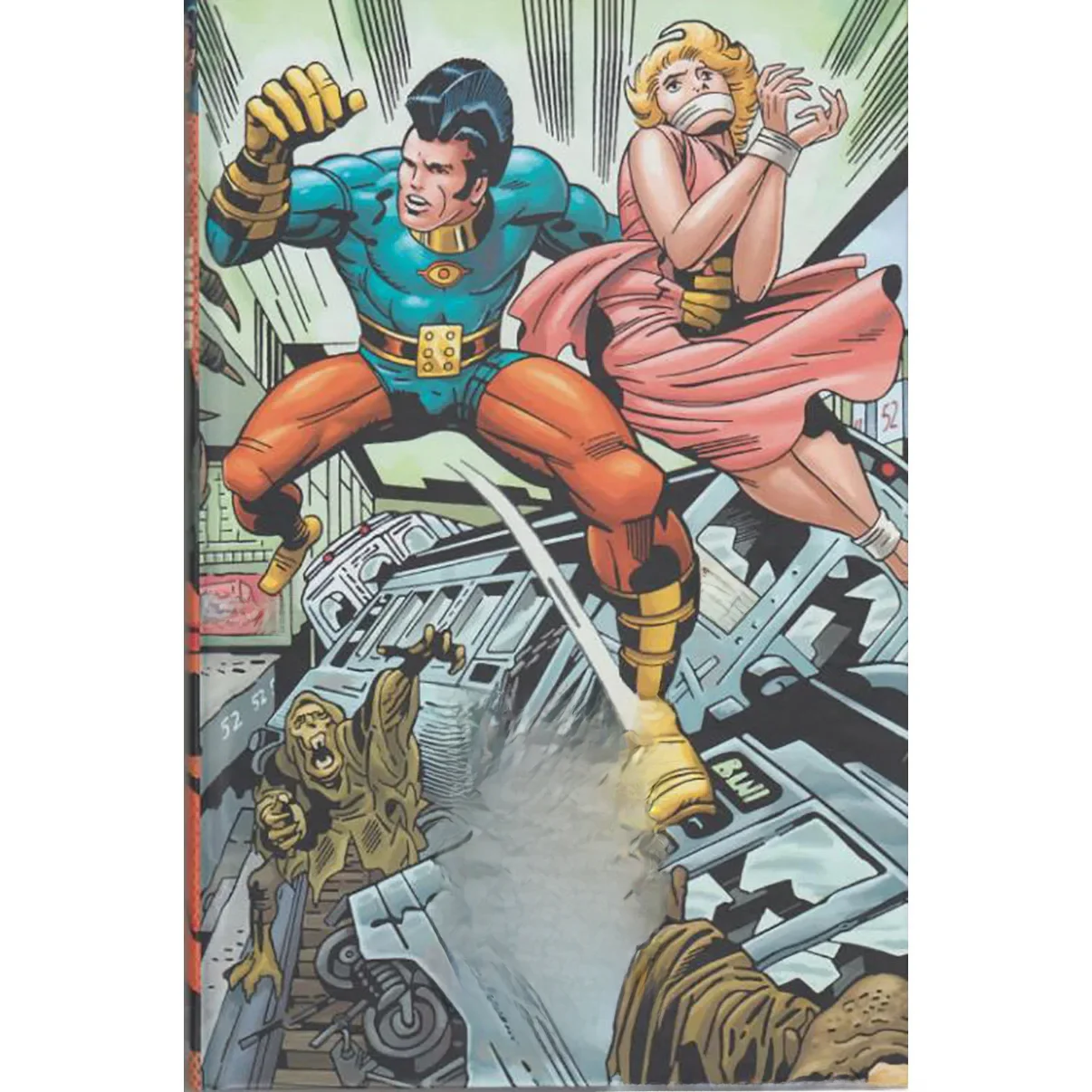Dc comics, o. m. a. c. Exército de um homem, ed. Ecc, autor jack kirby, quadrinhos em espanhol,