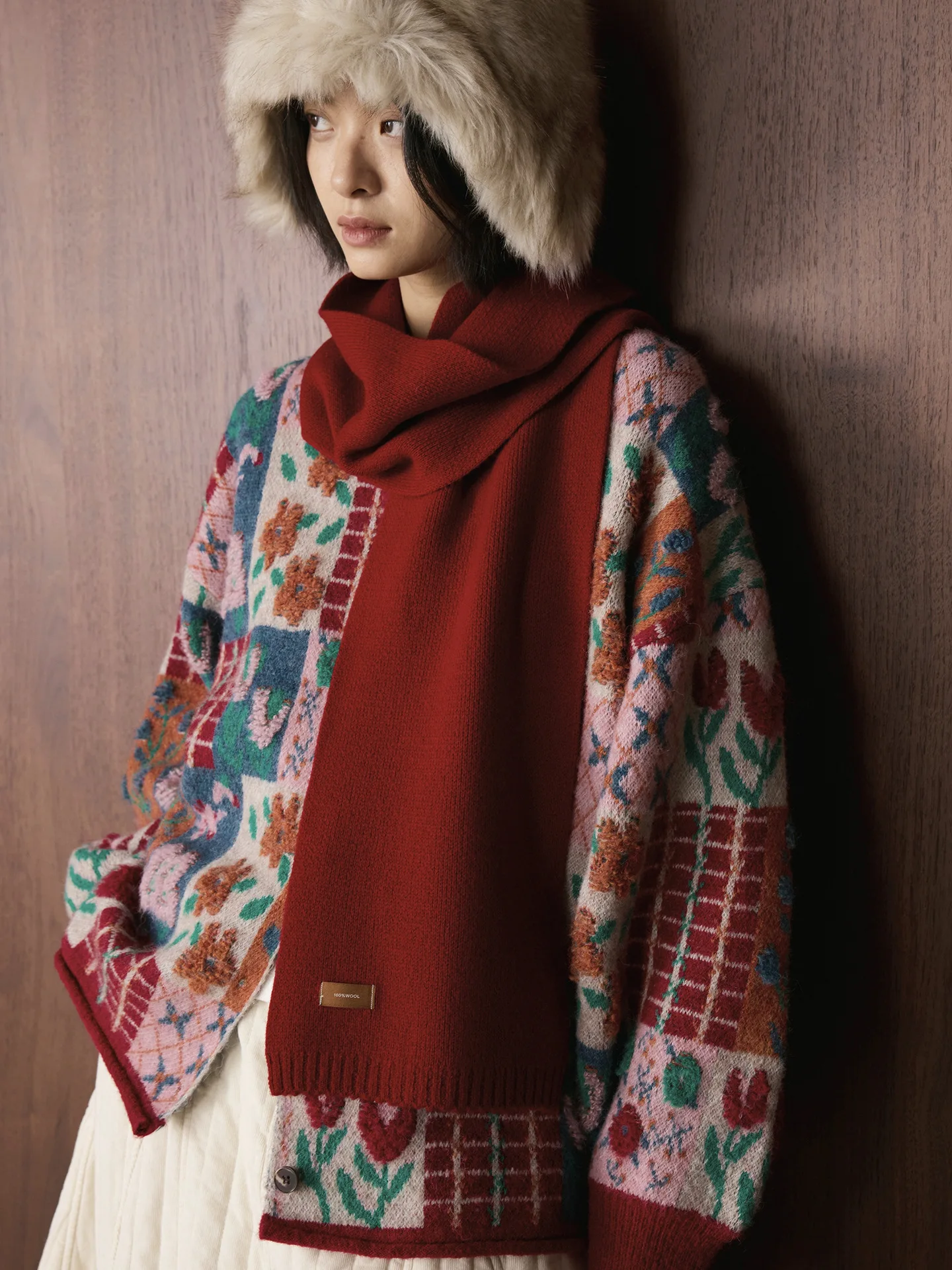 SEIZPROJECTS классический мягкий шарф