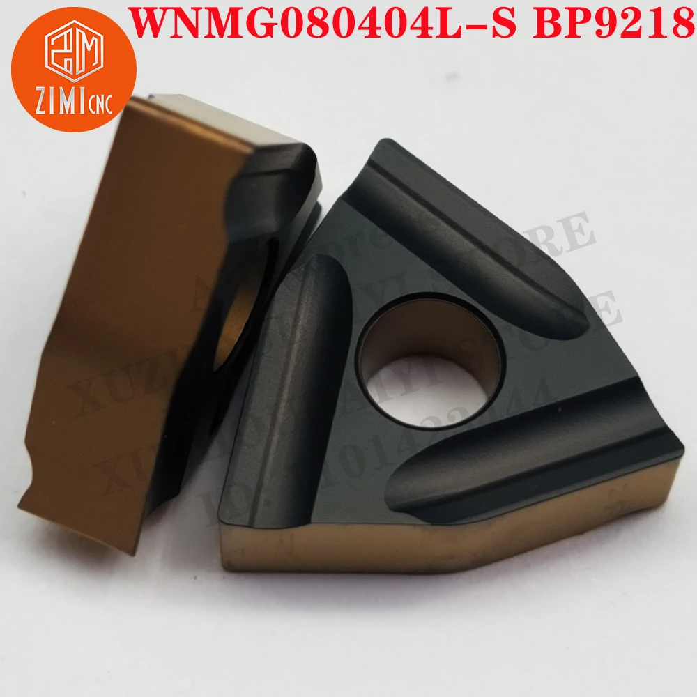 WNMG080404L-S BP9218 WNMG080404L-S قطع مخرطة CNC أدوات القطع أدوات مخرطة معدنية شفرة ميكانيكية أداة تحول إدراج كربيد