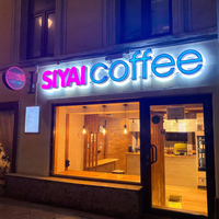 Custom Backlit Sign 3D Metal Letters Channel Storefront Signage Business Logo Lobby Office Led Light Box For Outdoor indoor USE