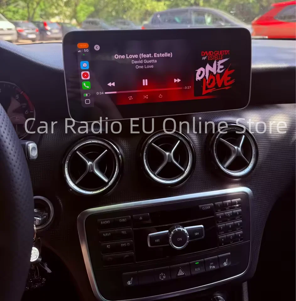 MEKEDE Touchscreen mit Linux, CarPlay und Android Auto System, Autoradio-Mirror-Ready-Zentraleinheit für Mercedes-Benz Klasse A, CLA, CLA, CLA W176 C117 X156 2012-2018 – Detail 4