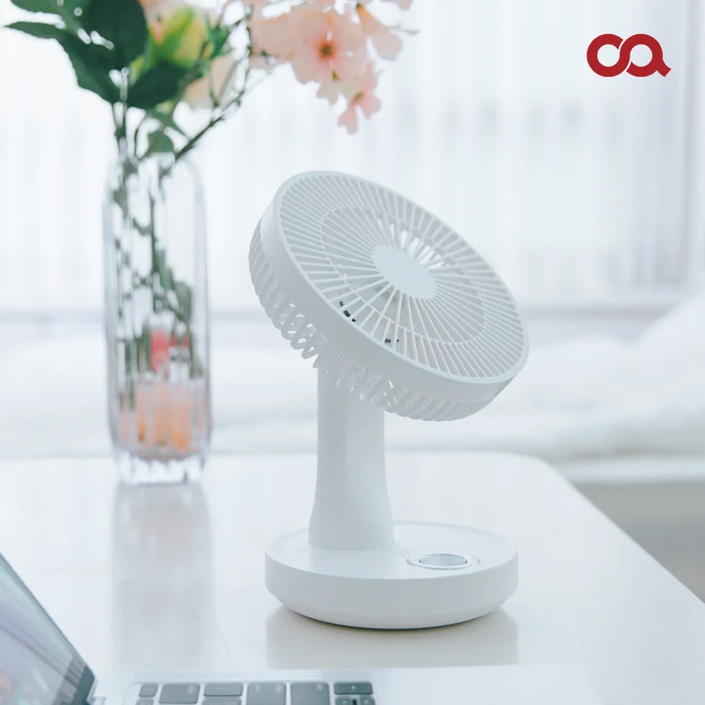 OArton air Mini Tabletop wireless fan camping desk small automatic rotating Circulator