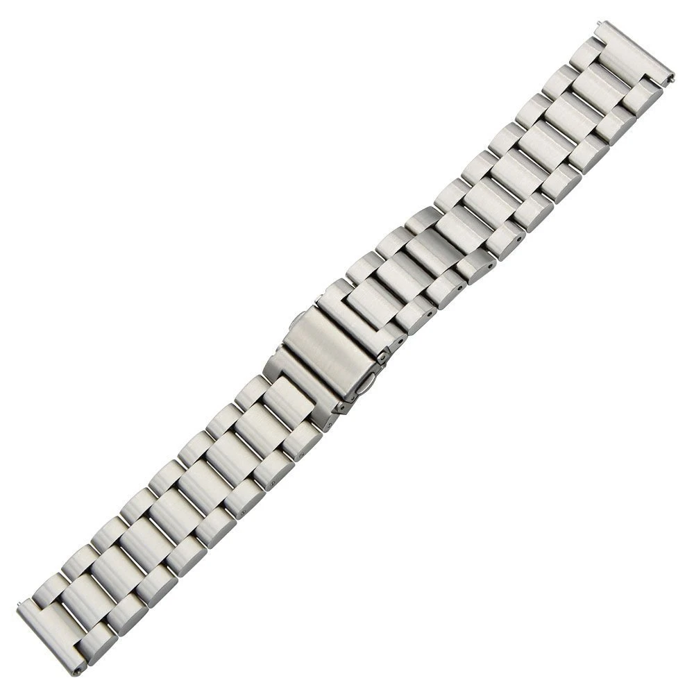 Pulseira de metal aço inoxidável 3 contas para huawei honor assista gt 3 pro 43mm 46mm relógio banda 20 22mm pulseira substituição