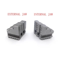 Chuck Jaws K11-80 K11-100 K11-125 K11-160 K11-200 Universal Three Jaw Chuck Card Foot 3Pcs/Set Mechanical Lathe