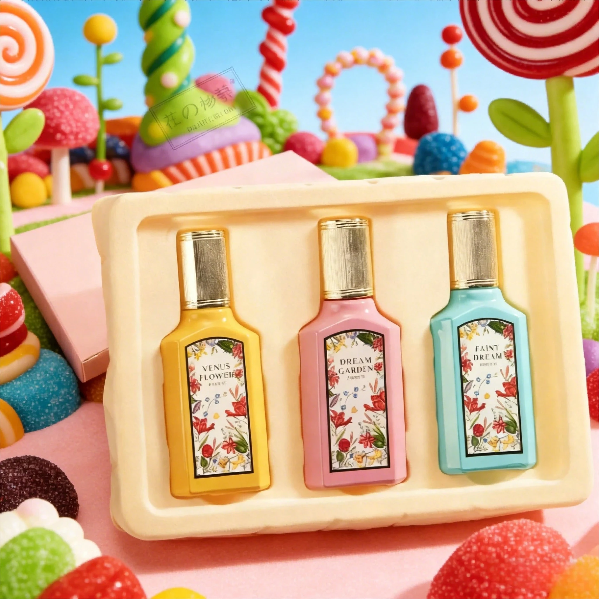 

An elegant three-piece perfume gift set, with each bottle containing 1.01 fl. oz. Compact and portable, it offers long-lasting f