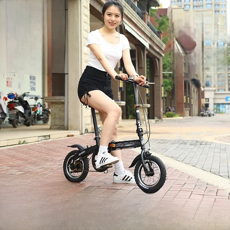 AliExpress smvp Mini 12-inch Installation-free Folding Bicycle For Women Ultra-light And Portable For Adults And Men