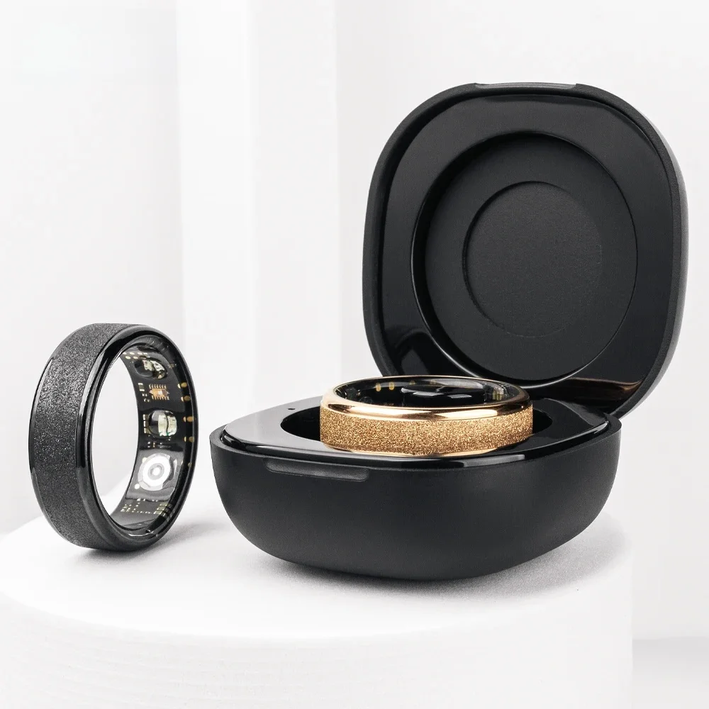 COLMI R10 Smart Ring met oplaadetui voor heren Dames, gezondheids- en slaapmonitor, 5ATM waterdicht, multisportmodus - afbeelding 2