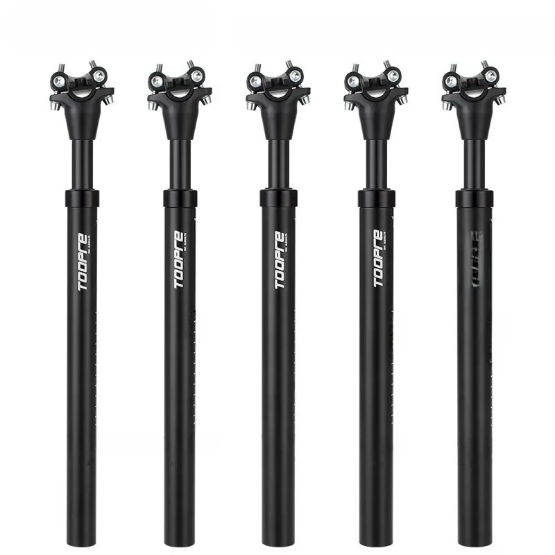 AliExpress TOOPRE Bicycle Suspension Seatpost MTB Shock Seatpost 27.2 28.6 30.4 30.9 31.6 400mm 6061-T6 Aluminum alloy seat post 400mm