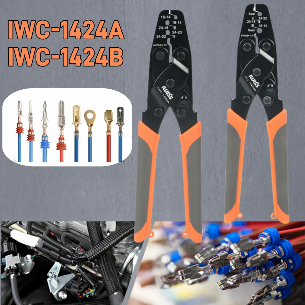 Crimping Tools for Deutsch DT Series Stamped & Formed Contact, Open Barrel Terminal Crimping Tool Wire Crimper