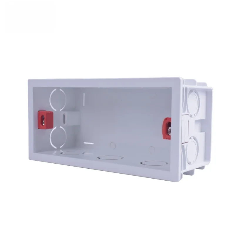 Coswall Super jakość 144mm * 67.5mm wewnętrzna skrzynka montażowa tylna kaseta na 154mm * 72mm włączniki światła ściennego i gniazda — zdjęcie 2