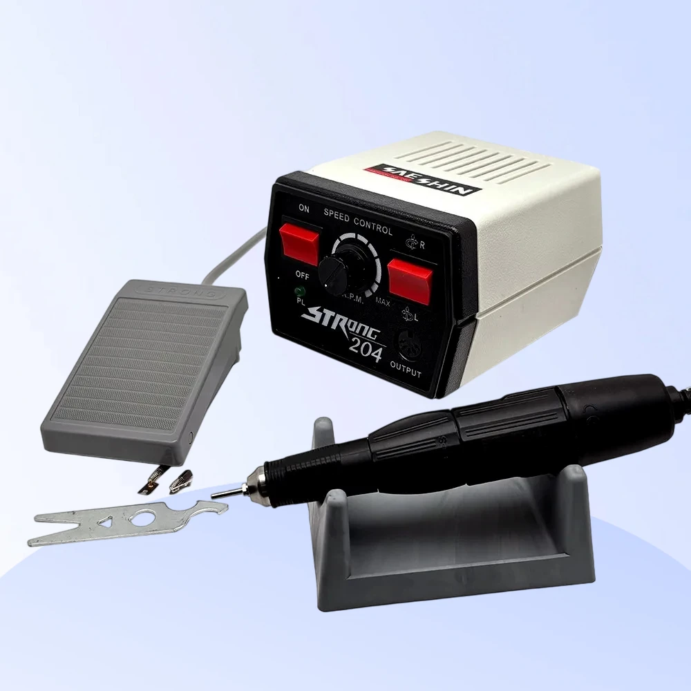 Kit Dental Micro Motor Electric Drill 35000Rpm Strong 204 Dental Professional Sanding Machine Dental Equipment