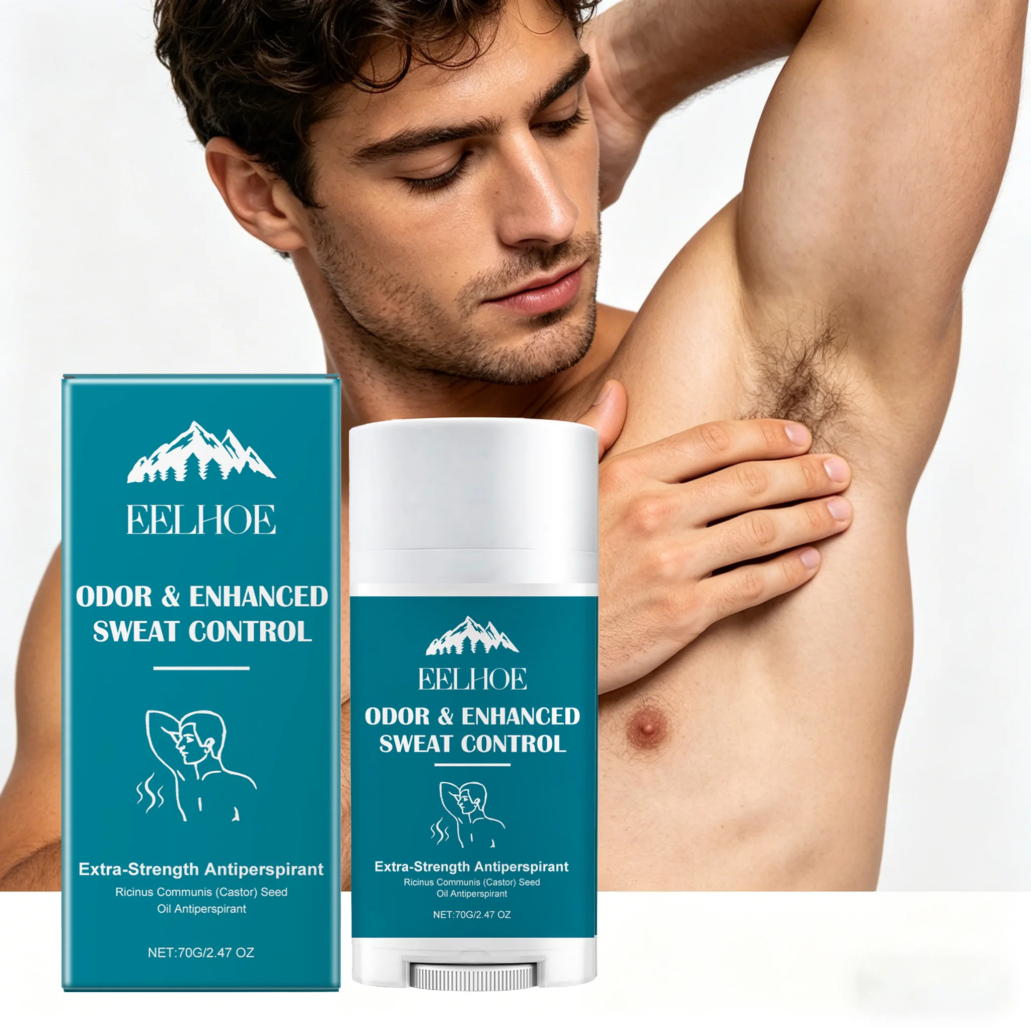 

70g Antiperspirant Stick Lasting Natural Fragrance Refreshing Body Eliminate Bad Odors Sweat Control Soothing Body Deodorant