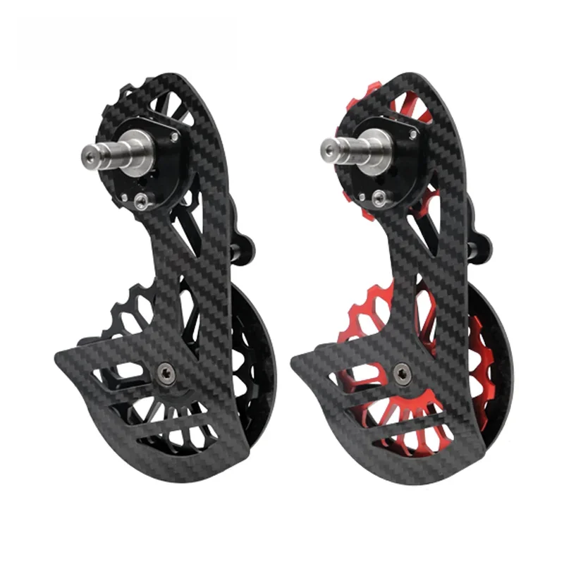 AliExpress riderace Bike Ceramic Rear Derailleur Carbon Fiber for Shimano R6800 R7000 R8000 R9000 For Sram Road Bicycle 13T 17T Pulley Guide Wheel