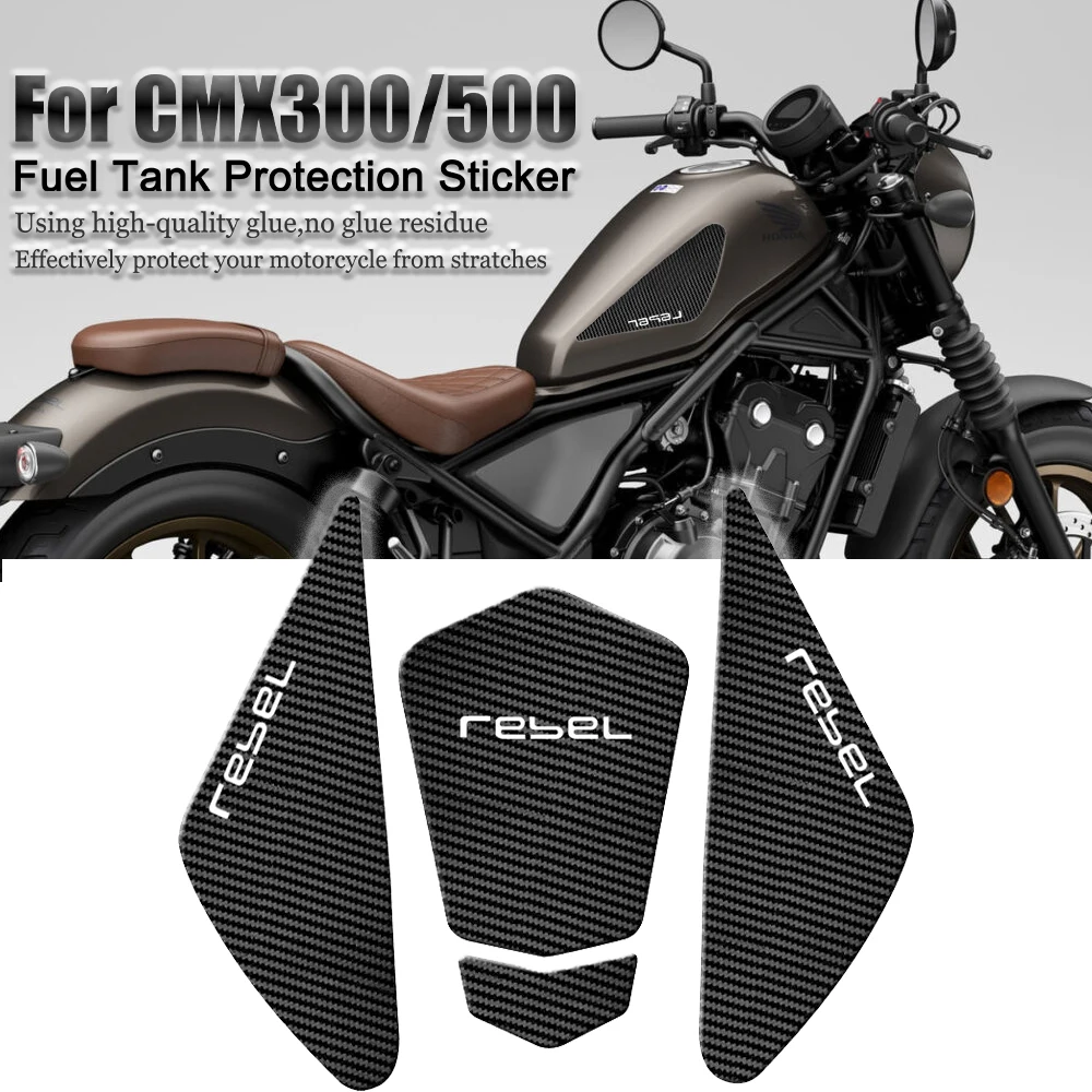 

For Honda cmx300 cmx500 Motorcycle Accessories Sticker 3D Tank pad Fuel Protector Cover