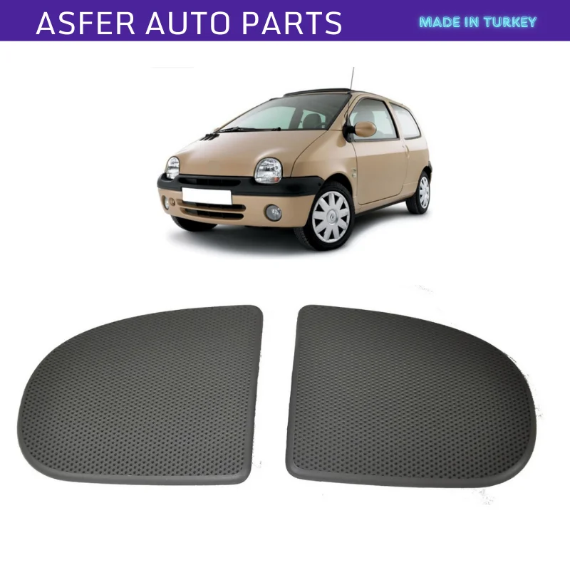 Front Console Upper Speaker Cover Frame plastic For Renault Twingo Left Right 2Pcs Set Gray Color 7701206099 7700422526