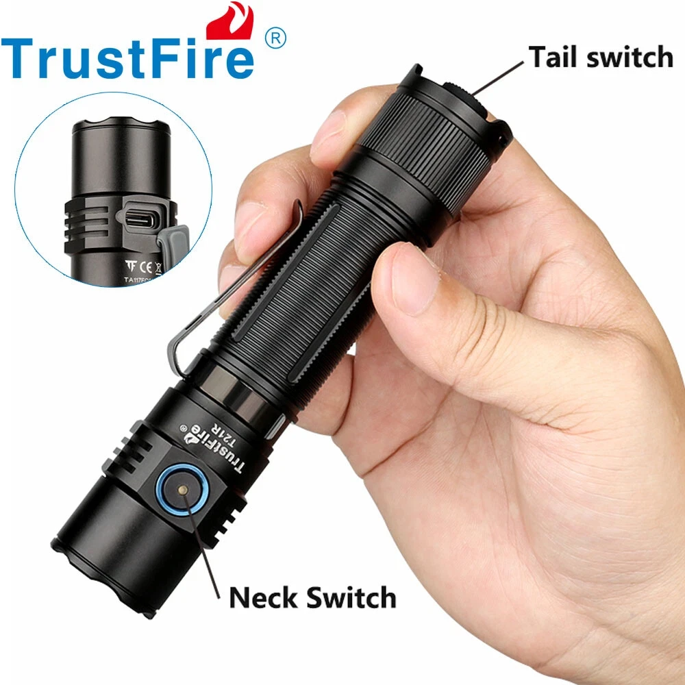 torcia-led-tattica-trustfire-t21r-da-2600-lumen-ricaricabile-usb-c-batteria-21700-potente-illuminazione-per-esterni