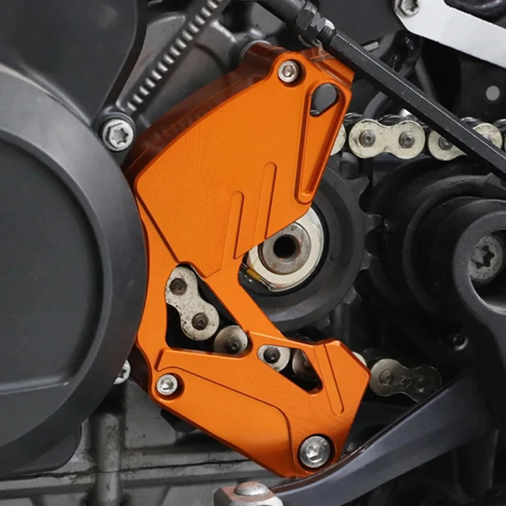 Osłona łańcucha do motocykla KTM 790 890 DUKE 790 890 Adventure S R Osłona przedniej zębatki 2019 2020 2021 2022 2023 2024 2025 — 2