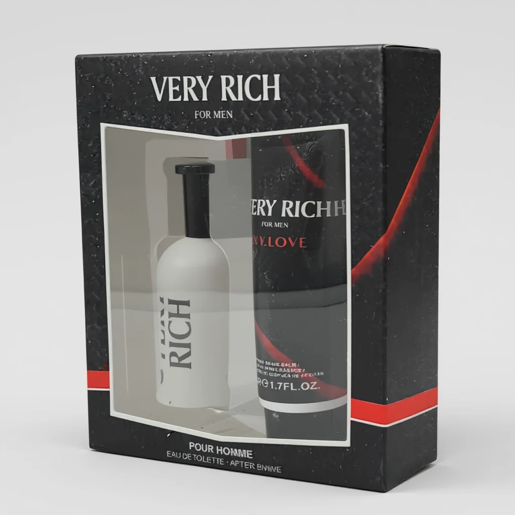 عطر 50 مل ومجموعة لوشن الجسم 50 مل للرجال