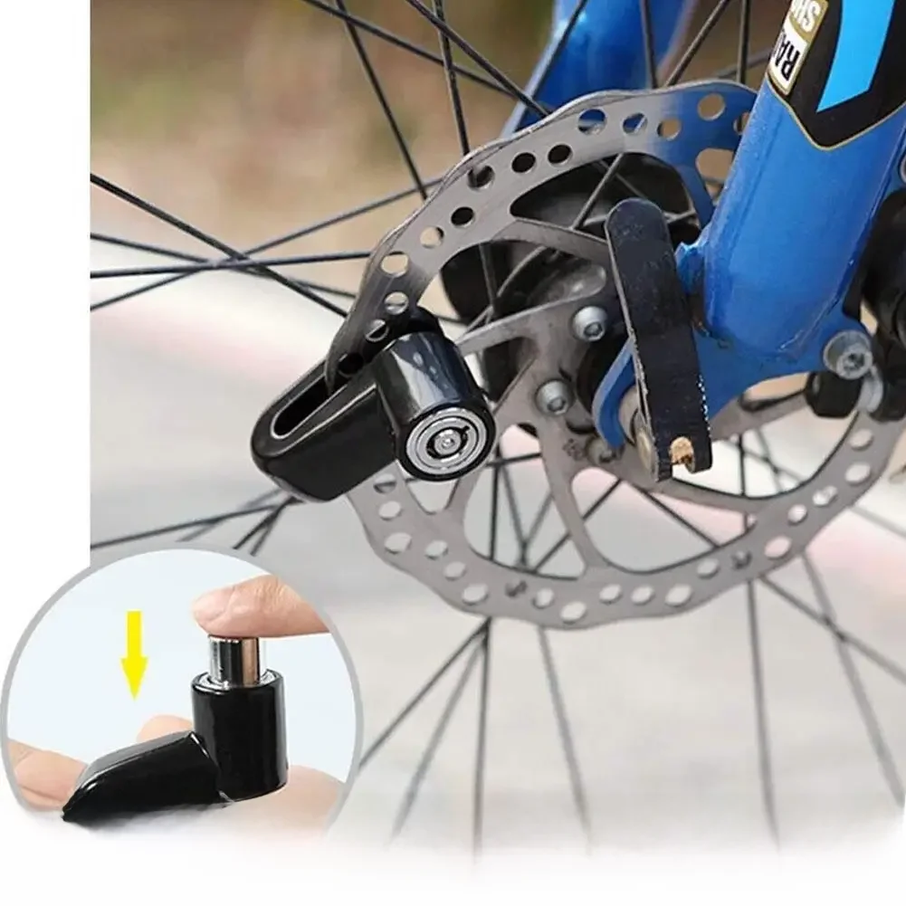 AliExpress Universal Bicycle Alarm Disc Lock Anti Theft Security Disc Brake Locks For Scooter Motorcycle