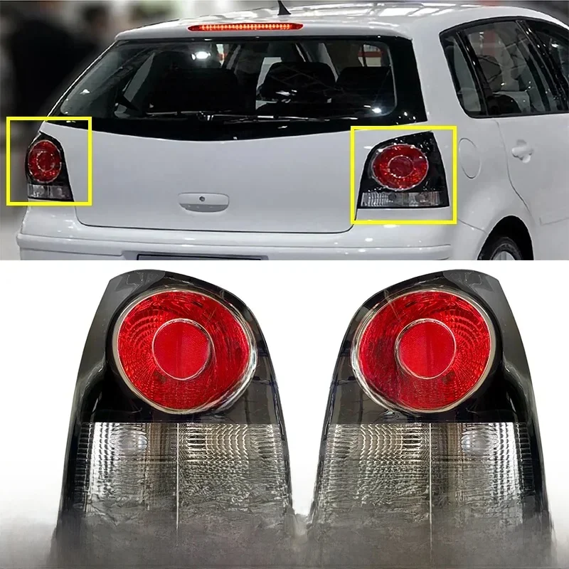 Zespół tylnej lampy, światło stopu w tylnym zderzaku, światło sygnałowe pasuje do Volkswagen P'OLO 9N 9N3 Hatchback 2005-2010 6Q6945095AB, 6Q6945096AB — zdjęcie 2