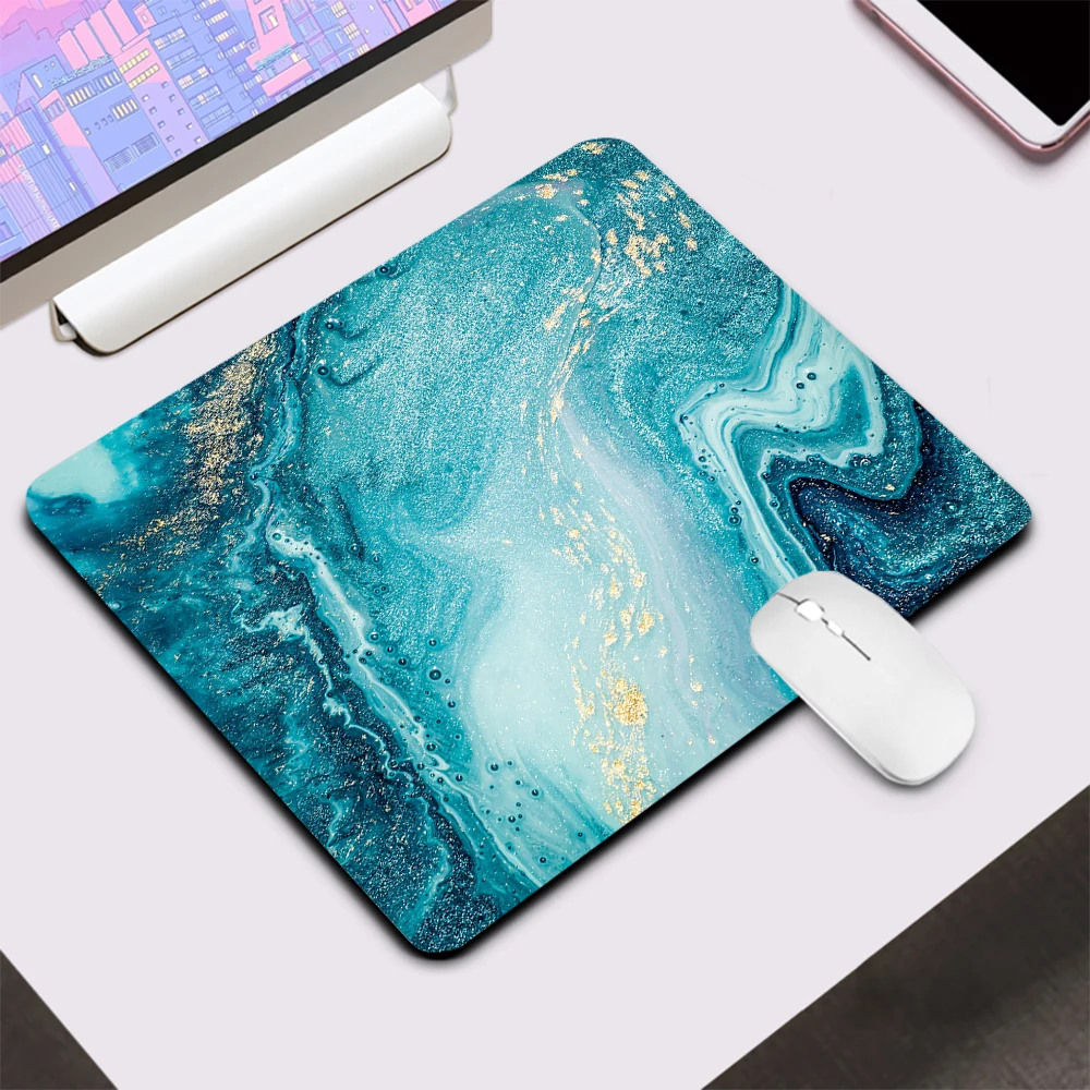 Marble Textures Small Gaming Mouse Pad Computer Office Mousepad Keyboard Pad Desk Mat PC Gamer Mouse Mat XXL Laptop Mausepad