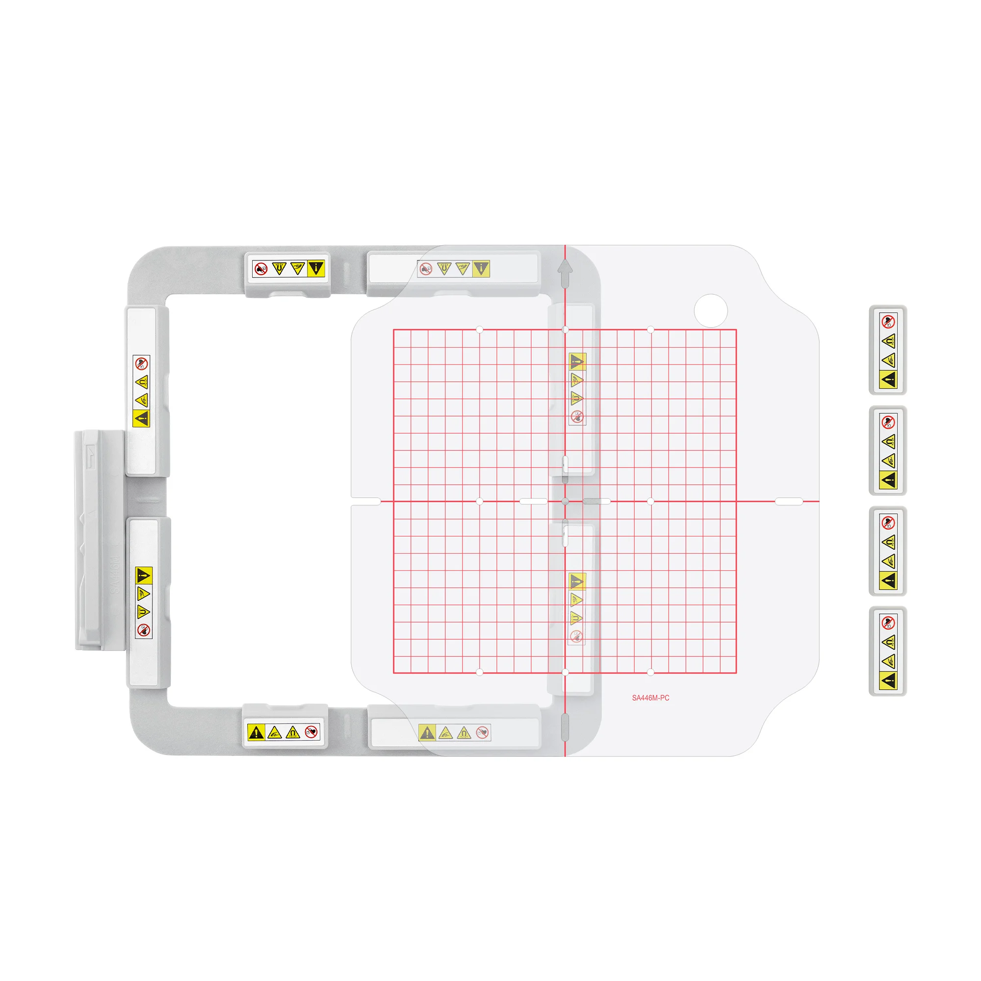 MaggieFrame Metal Magnetic Quilter Hoop for Brother Innov-is 6000D / 6700D / NV6700D / 6750D Embroidery Machines – Strong Magne - view 3