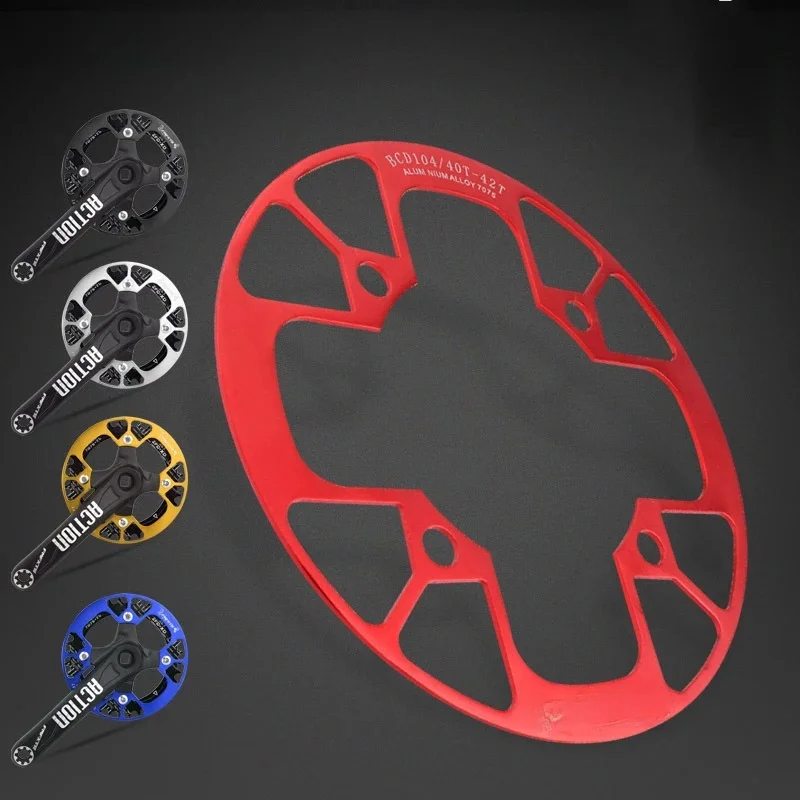 AliExpress NONE 104BCD Bike Chainring Guard Mountain Bike Chainring Protective 32/34/36/38/40/42T MTB Chainwheel Guard Cover