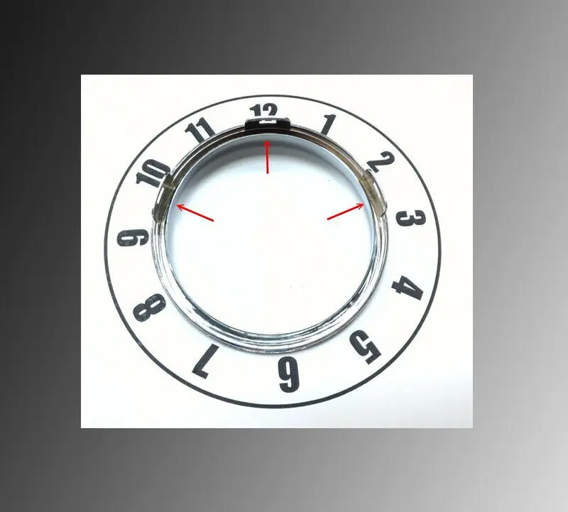 Matt Silver Dashboard Dial Gauge Rings Bezel Trim For BMW E90 E91 E92 E93 M3 - 2 Pieces