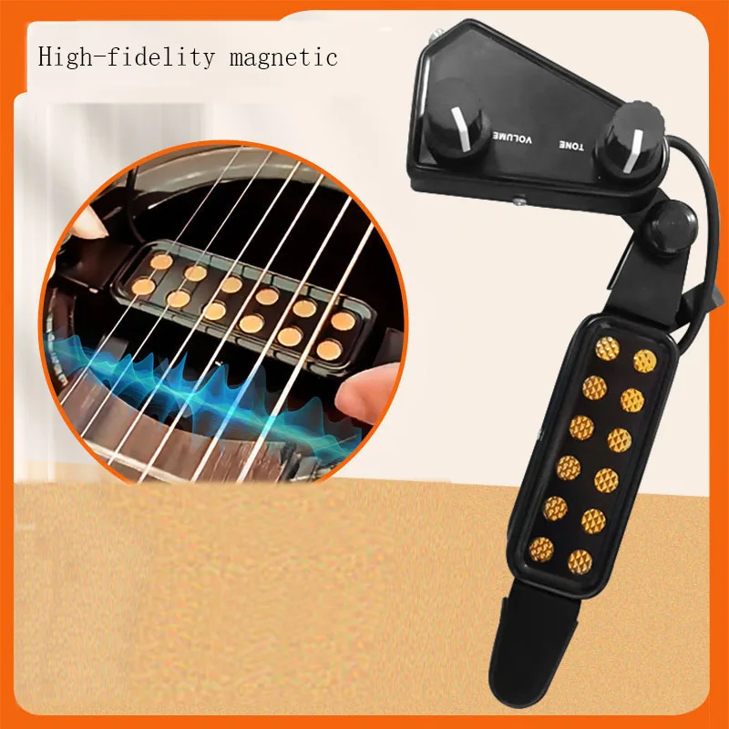 

Звукосниматель с отверстием для гитарного инструмента, гитарный звукосниматель с регулировкой внешнего звукоснимателя