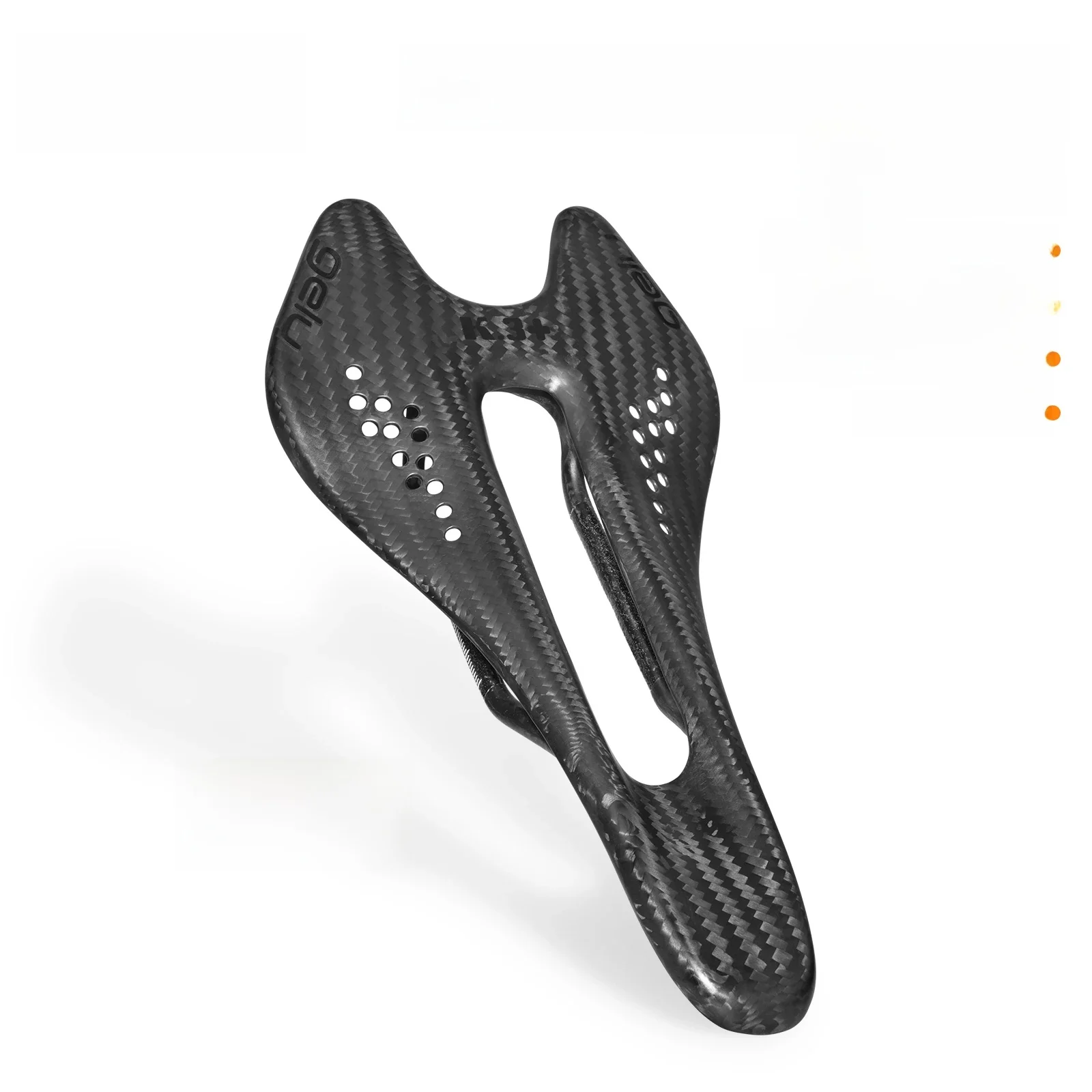 AliExpress MEROCA gelu Bicycle Carbon Fiber Saddle Ultralight 55g Hollow Breathable Ergonomics Mtb Road Bicycle Full Carbon Fiber Cushion