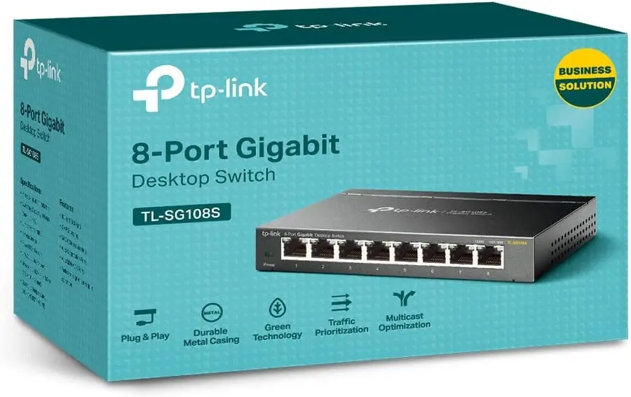 Switch TP TL-SG108S 8 ports/RJ-45 10/100/1000