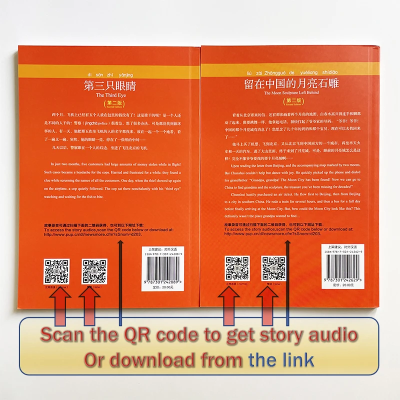 5 Books/Set Chinese Breeze Graded Reader Series  Level 3:750 Word Level Collection Chinese Reading Books