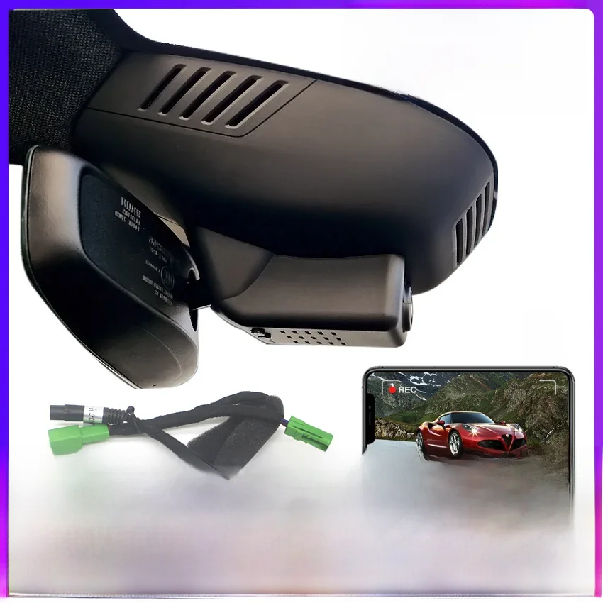 4K Dash Cam Voor VOLVO XC90 XC60 XC40 S90 V90 S60 V60 S80 XC70 C40 EC40, Plug en play Dashcam Camera Wifi Auto DVR Voor Polestar 2 - afbeelding 2