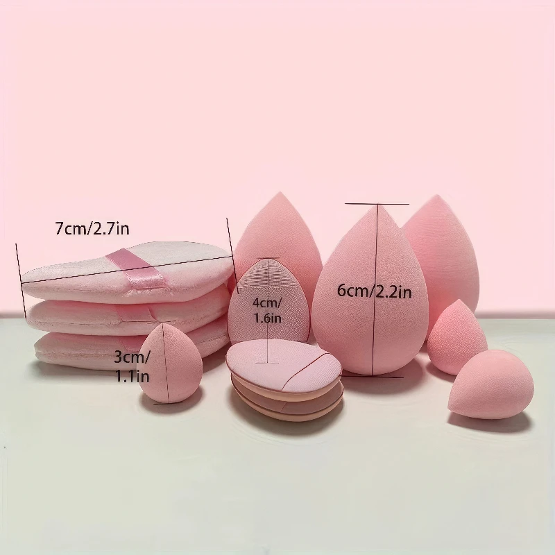 2-sets multifunctionele Beauty Egg-sets, verhelderende huidskleur, geschikt voor gezichtscrème en concealerpoeder