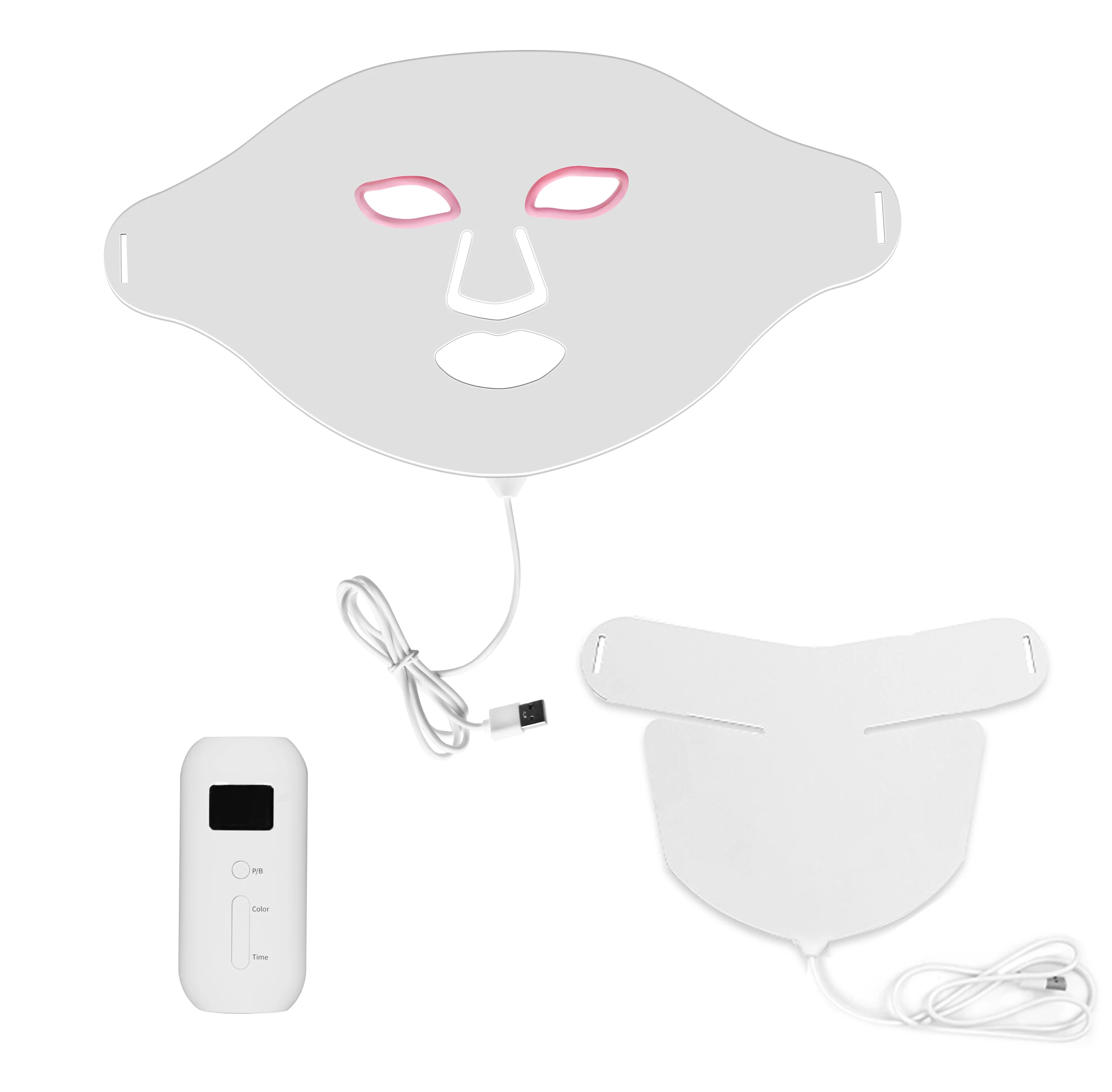 LED Face mask Light Therapy 7 Color Masks Rejuvenation Therapy LED Red mask Light Facial Anti Aging Skin Tightening Wrinkles