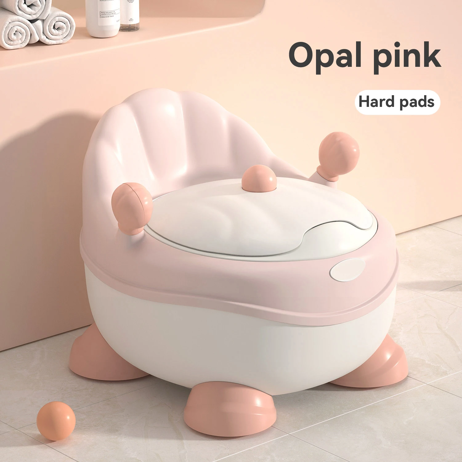 

Туалет для приучения к горшку в форме ракушки с крышкой, сиденье для приучения к горшку, детский горшок