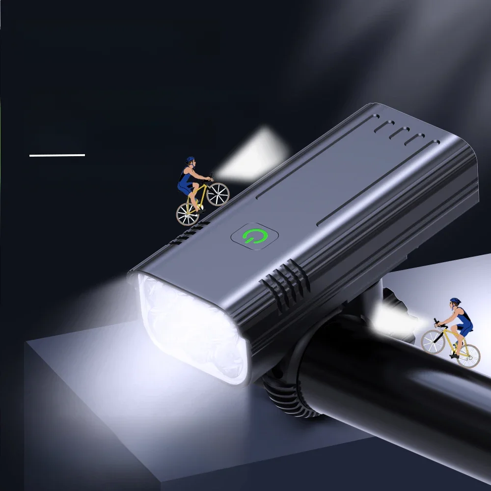 AliExpress NATFIRE 10000mAh 6-8 LED Bike Light USB Rechargeable 3600 Lumens Bike Headlight Super Bright Flashlight