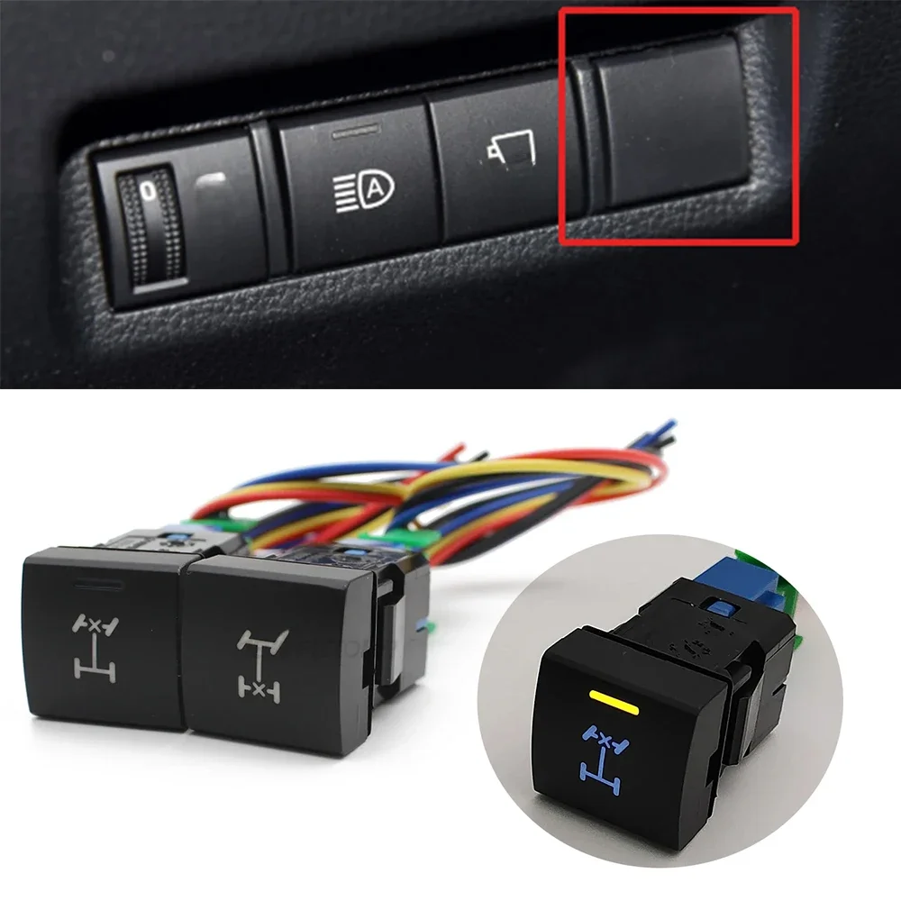 For Toyota Camry V70 2018 Rav4 Corolla Altis 2019 prado 150 2020 Car Led Light Front Rear Diff Lock Control Switch Button