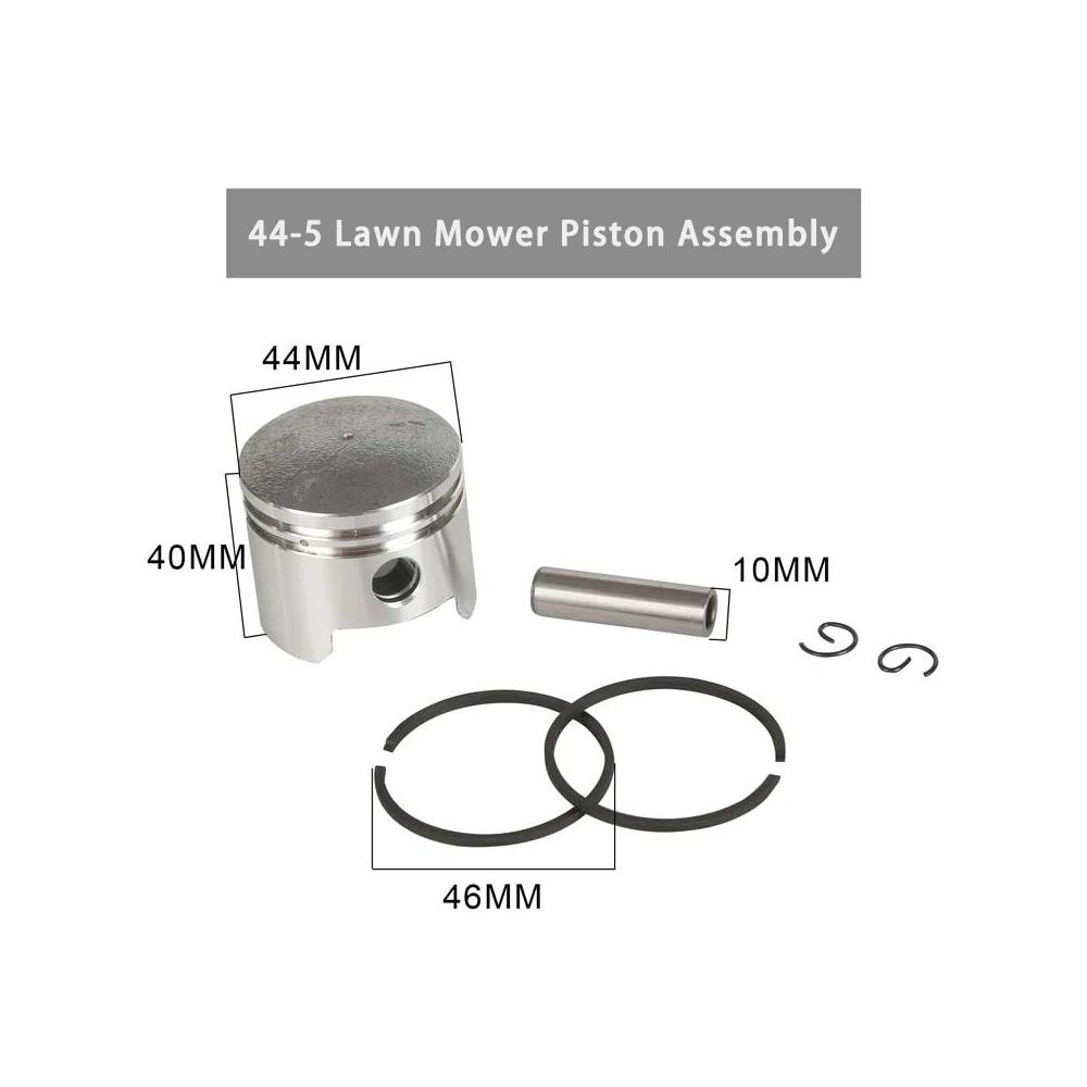 Piston Kit For 44-5 52cc Brush Cutter 2-Stroke Bicycle Accessory Brand New Lawn Mower Piston Assembly