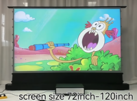 70-120 inch CBSP UST ALR Projector Screen PET Crystal Motorized Floor Rising Anti-light Screen for Awol Fengmi Laser Projector