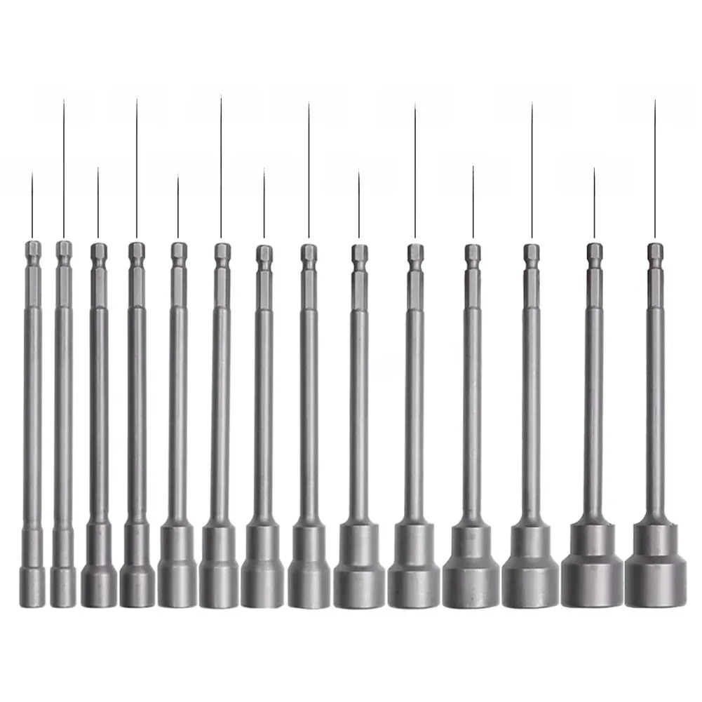 1pc 150mm de Long 6-19mm tournevis à écrou hexagonal foret clé à douille adaptateur de manchon d'extension foret pour tournevis pneumatiques