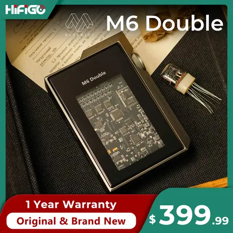 Musehifi M6 더블 JAN 6418+IN-17 하이파이 휴대용 DAC & 헤드폰 앰프 ES9039 DAC 칩셋 진공관 이어폰 디코더 AMP