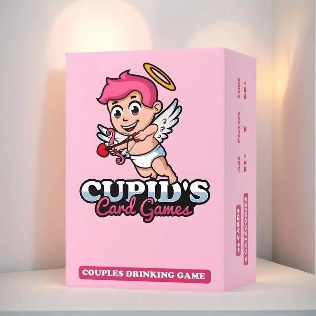 Cupid's Card Games - Couples Drinking Game for Adult Only Date Nights - Bedroom Game for Couples for Boyfriend & Girlfriend - Valentine’s Day Gift Idea